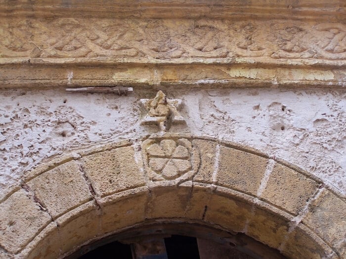 Star of David in the old Jewish section