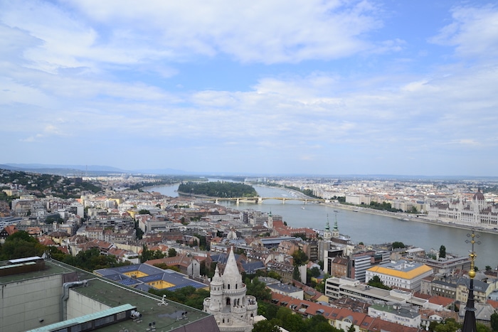 View from Buda Tower. Magdalena Church Bell Tower. Best of Budapest 4 Day Itinerary