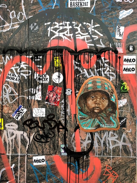 LA Wall by Mural Artist LMNOPi