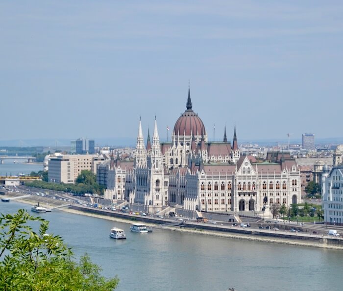 View of Parliament Building from Buda Castle. Best of Budapest 4 Day Itinerary