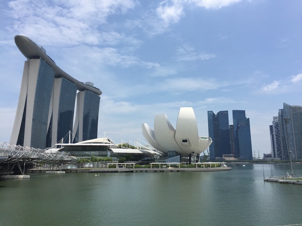 Marina Bay sands and ArtScience Museum Crazy Rich Asians Singapore