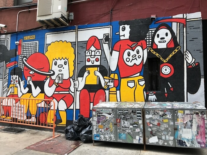 Best Street art and Dim Sum in Chinatown NYC