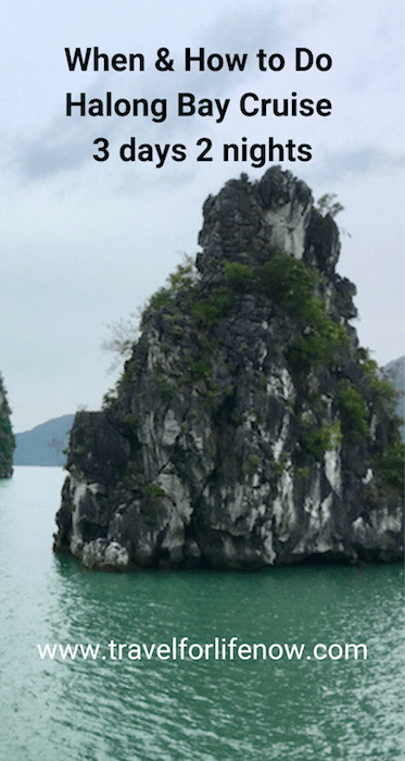 Halong Bay is an amazing UNESCO World Heritage Site with unusual limestone rock formations. Find out how many days you need for a cruise. 5 tips for having the perfect trip. Halong Bay Cruise 3 Days 2 Nights #travelforlifenow #visithalongbay