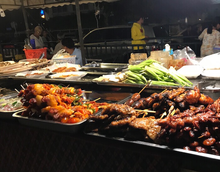 Food Stall at Night market Phnom Penh Itinerary for 5 Days in Cambodia & Best Getaway from Singapore