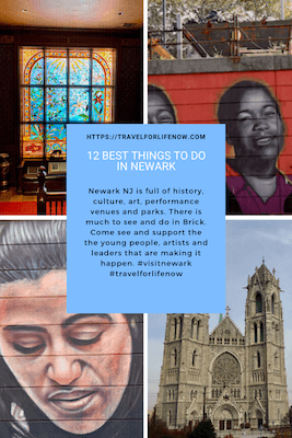 Newark NJ has art, culture, parks & more. 12 Best Things to do in Newark NJ. NJPAC, Newark Art Museum, Military Park & Gateways to Newark Street Art. #visitnewarknj #travelforlifenow