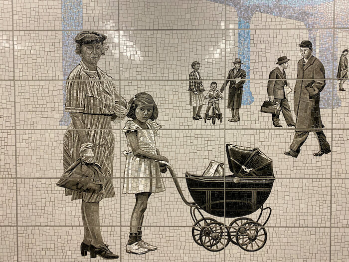 Jean Shin Mosaic at 63rd & Lexington