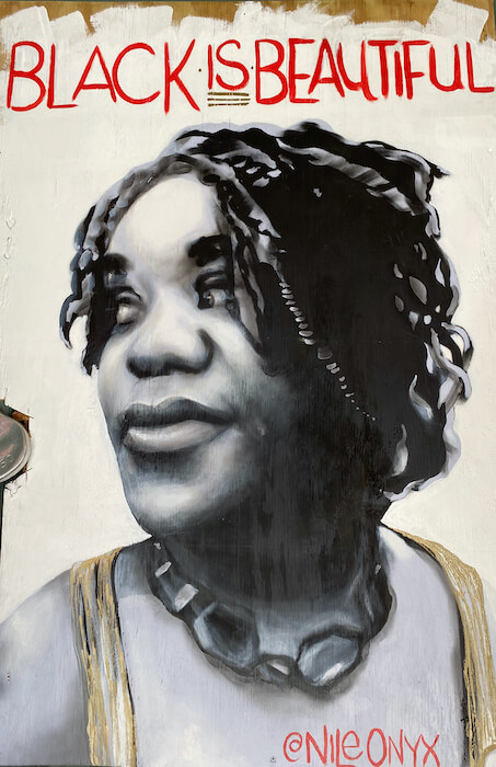 Black Woman Soho Street Art