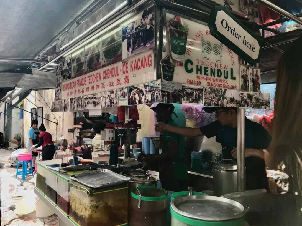 Picture of Penang Road Famous Teochew Chendol Stand in Georgetown, Penang Malaysia