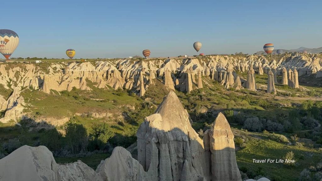 View of Dragon Spines from lower level