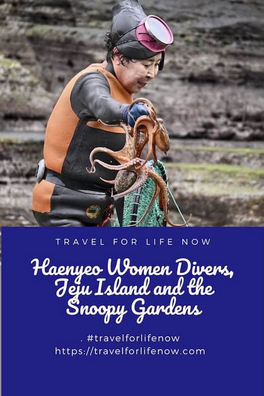 Picture of women holding an octopus